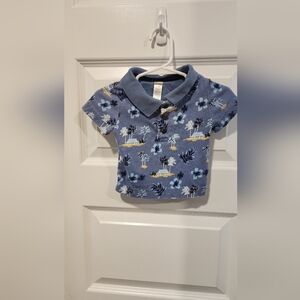 George Vibrant Blue and Yellow Polo Shirt